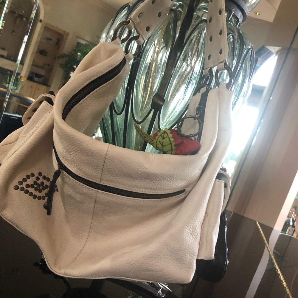 White Hobo Betsy Johnson Purse